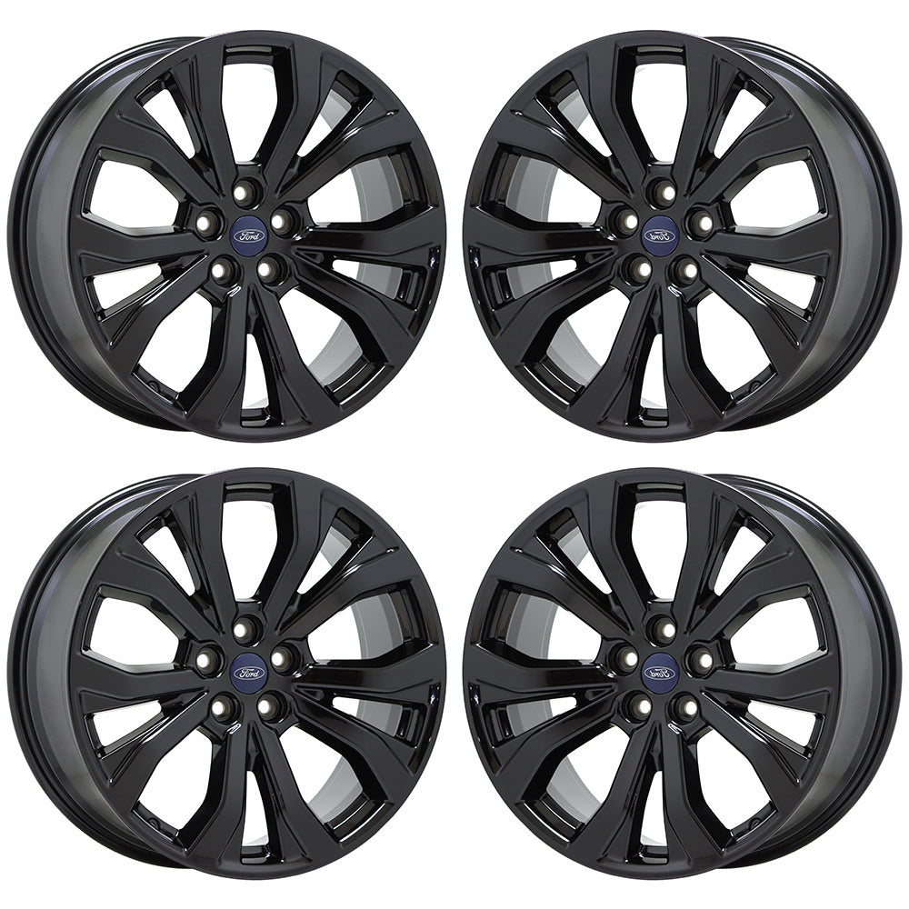 20" Ford Explorer ST Gloss Black wheels rims Factory OEM set 10270 EXCHANGE